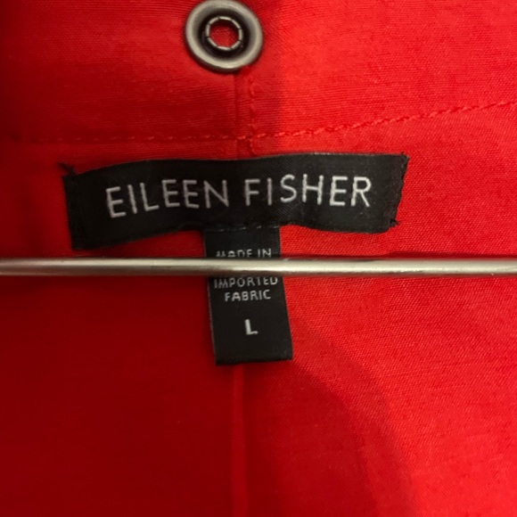 Eileen Fisher Cotton Nylon Hooded Jacket - Picture 5 of 7